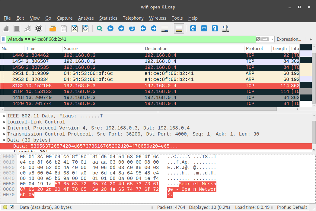 Passive sniffing in 802.11 networks