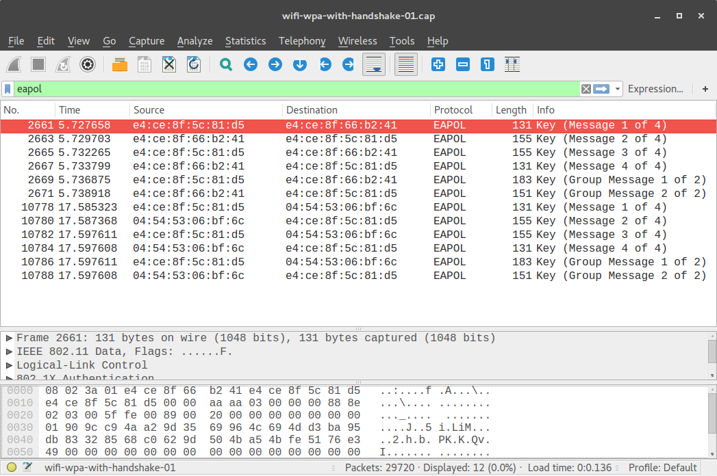 Passive sniffing in 802.11 networks