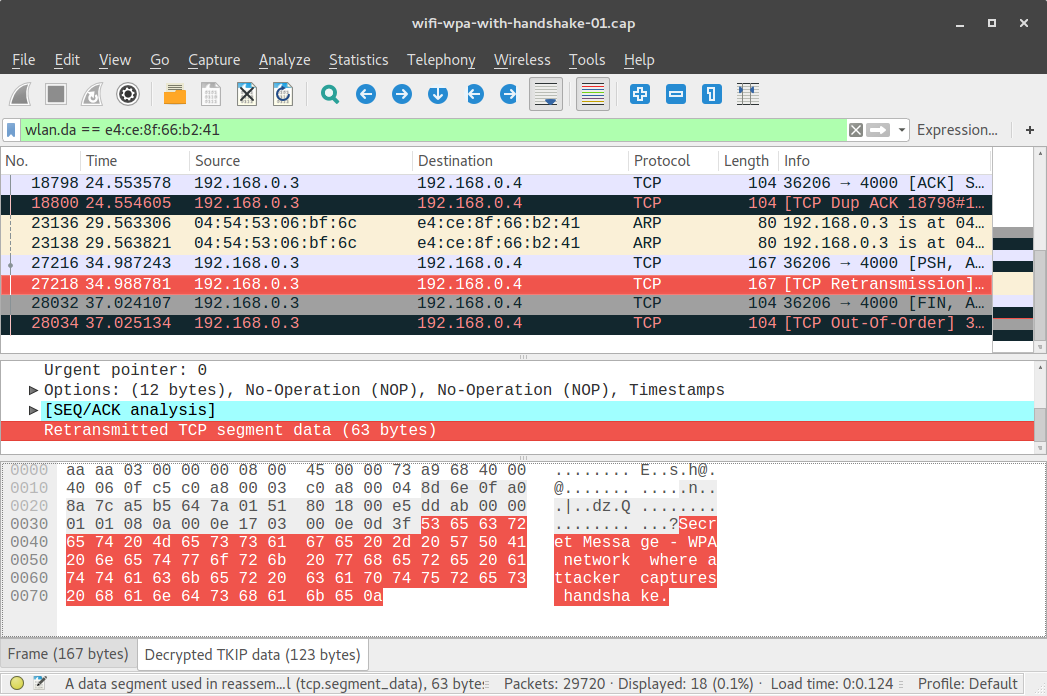 Passive sniffing in 802.11 networks