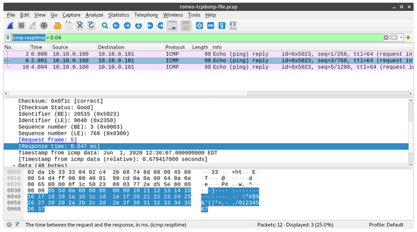 Someone Inspecting Network Traffic Inspecting network traffic with tcpdump and Wireshark
