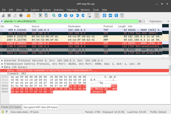 Passive sniffing in 802.11 networks